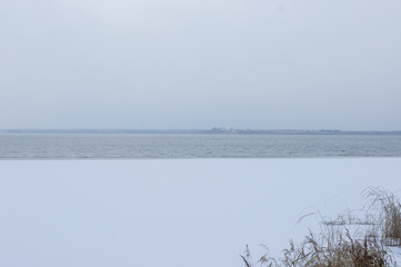 View of Lake Chukhloma. Kostroma region.