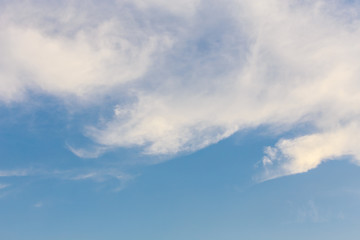 blue sky with cloud background