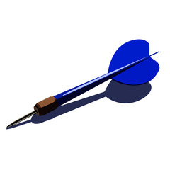 dart realistic vector illustration isolated