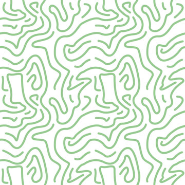 Line abstract green pattern vector