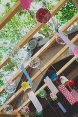 沢山の風鈴（縦）