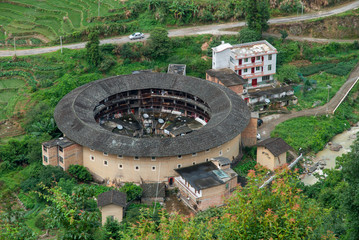 Fujian earthen buildings 