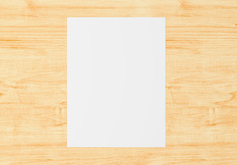 Mockup blank A4 paper.