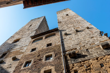 San Gimignano Siena Tuscany Salvucci towers