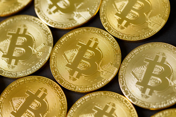 Photo Golden Bitcoins