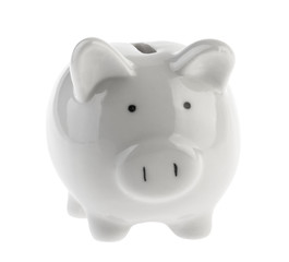 Piggy bank isolated without shadow