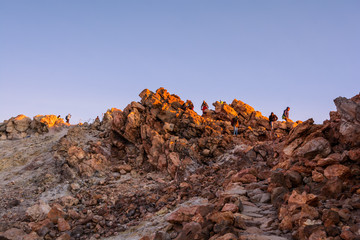 Teide volcano at sunrise in Tenerife, Canary island, Spain