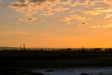 Abendstimmung am Geiselsteller bei Illmitz  Neusiedler See bei Illmitz im Nationalpark Neusiedler...