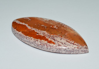 Fire Opal cabochon cut gemstone mexico