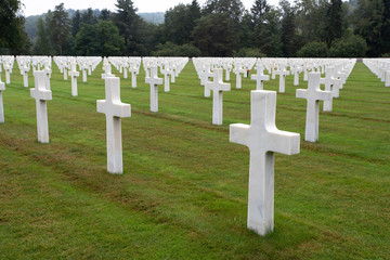 Military cemetery in honour of the soldiers of the First World War in France
