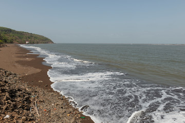 Beautiful Velas beach in Raigad district,Maharashtra,India