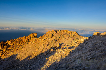 Teide volcano at sunrise in Tenerife, Canary island, Spain