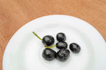Indian Blueberry In Plate