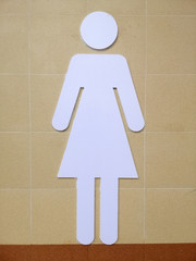 female toilet sign, Entrance to public toilet. Female toilet signs. Toilet signs indicate for entrance to female.