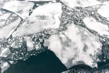 Broken Sea ice off the coast of Svalbard © Kirk Hewlett