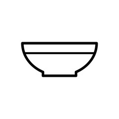 Bowl icon trendy
