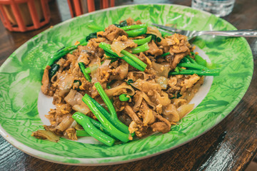 I ate wonderful Thai food.