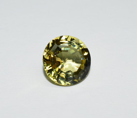 Tourmaline facet cut gemstone