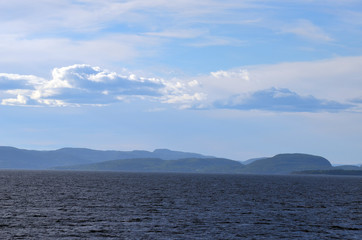 Travel by the Ferry from Horten to Moss connects Ostfold and Vestfold in Norway.
