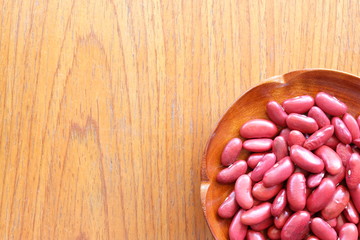 red bean with organic concept