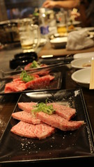 Japanese food, beef, wagyu bbq, Yakiniku