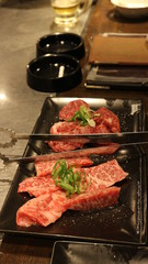 Japanese food, beef, wagyu bbq, Yakiniku