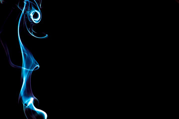 Obraz premium Smoke on a black background. Abstraction.