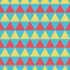 seamless geometric pattern with triangles