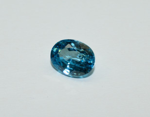Zircon facet cut gemstones