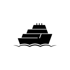 Obraz premium Ship icon trendy