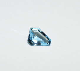 Aquamarine natural & facet cut gemstone