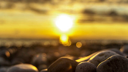 Obraz premium stones in water