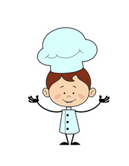 Kitchen Character Chef - Standing in Presenting Pose