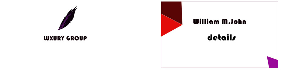 business card with white back ground(front and back high quality design with a ready to use logo)