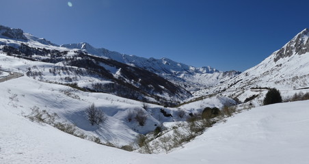 Snow montains Asturias