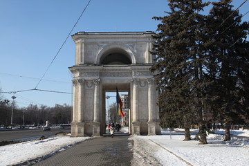 Moldova, Kishinev,  Triumphal arch