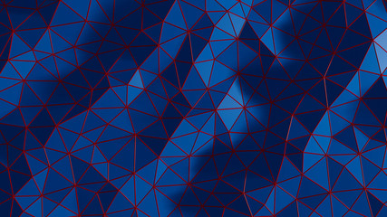 Polygonal Background. Triangles as Modern Abstract Design.