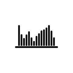 sound wave icon vector design symbol