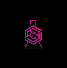 the geometry of the logo concept