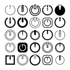 power, start and reset button set