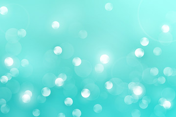 Abstract teal bokeh background