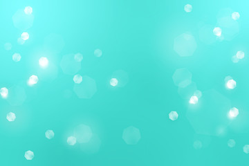 Abstract teal bokeh background