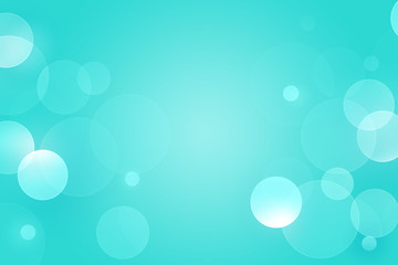 Abstract teal bokeh background