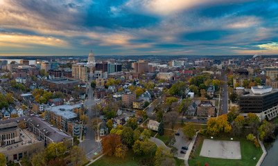 Madison isthmus and capitol