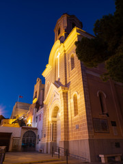  Sanctuary of the Virgin of Cullera Castle at night
