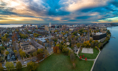Madison isthmus and capital