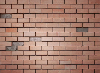 Fototapeta premium Vintage brick wall background