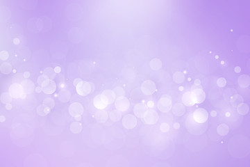 Purple bokeh background in pastel tone