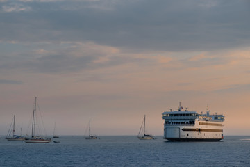 Misty Morning over the Martha's Vineyard Ferry