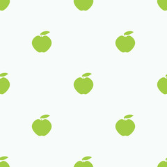 Simple Pattern with Green Apples